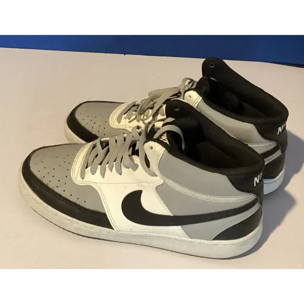 Nike COURT VISION MID NN Men's Smoke Grey Black DN3577-002 Sneakers Size 8
